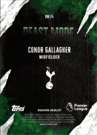 Conor Gallagher - Topps Flagship Premier League Beast Mode 2026-27, Nr. BM 24 – Insert