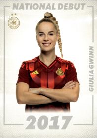 Giulia Gwinn - Panini DFB-Frauen Team-Set National Debut 2025, Nr. DEB-11 – Insert