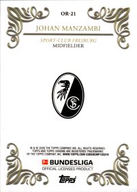 Johan Manzambi - Topps Chrome Bundesliga Ornaments 2025-26, Nr. OR-21 – Insert