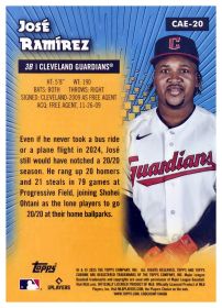 José Ramírez - Topps Chrome All-Etch 2025, Nr. CAE-20