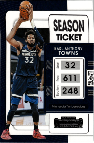 Karl-Anthony Towns - Panini Contenders Season Ticket 2021-22, Nr. 15