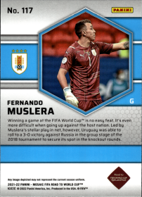 Fernando Muslera - Panini Mosaic FIFA Road to World Cup Base Set 2021-22, Nr. 117