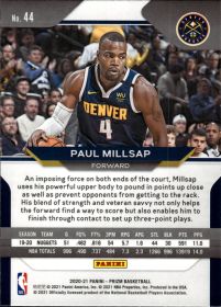 Paul Millsap - Panini Prizm Base Set 2020-21, Nr. 44