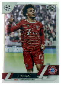 Leroy Sané - Topps Chrome UEFA Club Competitions Base Set 2022-23, Nr. 196