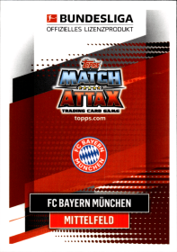 Joshua Kimmich - Topps Chrome Match Attax Bundesliga Dauerbrenner 2020-21, Nr. 182