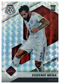 Eugenio Mena - Panini Mosaic FIFA Road to World Cup Base Set 2021-22, Nr. 168 – Rookie Card, Mosaic