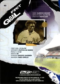 Clarence Seedorf - Topps Real Madrid Team Set Bookends 2024-25, Nr. 40