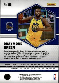 Draymond Green - Panini Mosaic Base Set 2020-21, Nr. 55