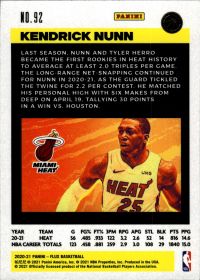 Kendrick Nunn - Panini Flux Base Set 2020-21, Nr. 92