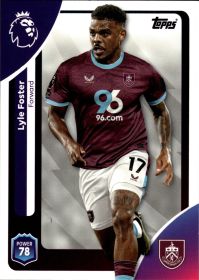 Lyle Foster - Topps Match Attax Premier League Base Set 2025-26, Nr. 318
