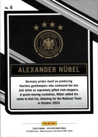 Alexander Nübel - Panini DFB International Base Set 2026, Nr. 6