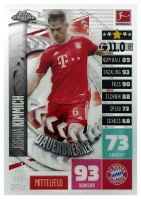Joshua Kimmich - Topps Chrome Match Attax Bundesliga Dauerbrenner 2020-21, Nr. 182