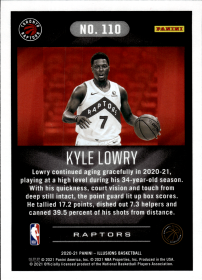 Kyle Lowry - Panini Illusions Base Set 2020-21, Nr. 110