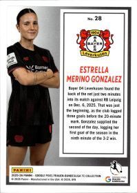Estrella Merino Gonzalez - Panini Frauen-Bundesliga TC Collection Base Set 2025-26, Nr. 28
