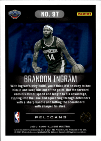 Brandon Ingram - Panini Illusions Base Set 2020-21, Nr. 97