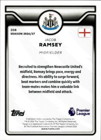Jacob Ramsey - Topps Flagship Premier League Base Set 2026-27, Nr. 208