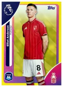 Elliot Anderson - Topps Flagship Premier League Base Set 2025-26, Nr. 244 – Yellow Parallel