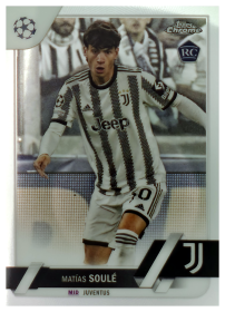 Matías Soulé - Topps Chrome UEFA Club Competitions Base Set 2022-23, Nr. 147 – Rookie Card