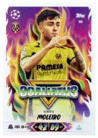 Alberto Moleiro - Topps Match Attax UEFA Club Competitions Goaliaths 2026-27, Nr. 169