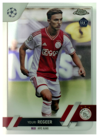 Youri Regeer - Topps Chrome UEFA Club Competitions Base Set 2022-23, Nr. 179 – Rookie Card