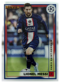 Lionel Messi - Topps Merlin Chrome UEFA Club Competitions Base Set 2022-23, Nr. 104