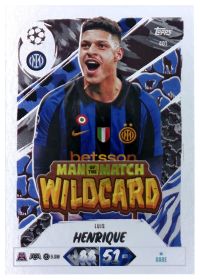 Luis Henrique - Topps Match Attax UEFA Club Competitions Man of the Match Wildcard 2026-27, Nr. 401