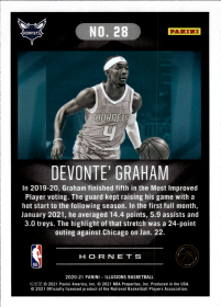 Devonte' Graham - Panini Illusions Base Set 2020-21, Nr. 28