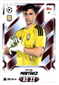 Emiliano Martínez - Topps Match Attax UEFA Club Competitions Base Set 2026-27, Nr. 64