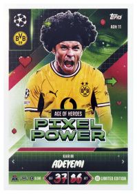 Karim Adeyemi - Topps Match Attax UEFA Club Competitions Pixel Power 2026-27, Nr. AOH 11