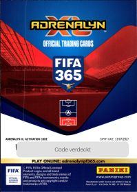 William Saliba - Panini Adrenalyn XL FIFA 365 Fan Favourites 2026-27, Nr. 369 – Insert