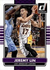 Jeremy Lin - Panini Donruss Base Set 2014-15, Nr. 101