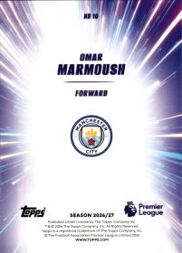 Omar Marmoush - Topps Flagship Premier League Nitro Boost 2026-27, Nr. NB 16 – Insert