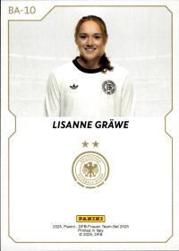 Lisanne Gräwe - Panini DFB-Frauen Team-Set Base Set 2025, Nr. BA-10