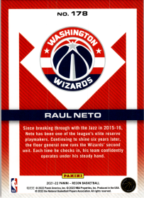 Raul Neto - Panini Recon Base Set 2021-22, Nr. 178 – Holo