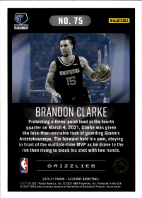 Brandon Clarke - Panini Illusions Base Set 2020-21, Nr. 75