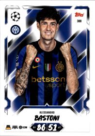 Alessandro Bastoni - Topps Match Attax UEFA Club Competitions Base Set 2026-27, Nr. 388