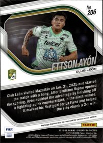 Ettson Ayón - Panini Prizm FIFA Base Set 2025-26, Nr. 206