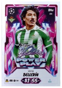 Héctor Bellerín - Topps Match Attax UEFA Club Competitions Power Play Signature Style 2026-27, Nr. 204