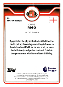 Chris Rigg - Topps Flagship Premier League Future Stars 2026-27, Nr. 20