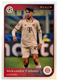 Aleksandar Pavlović - Topps Merlin Chrome UEFA Club Competitions Base Set 2024-25, Nr. 45