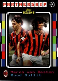 Marco van Basten / Ruud Gullit - Topps Decades UEFA Club Competitions Partnerships 2024-25