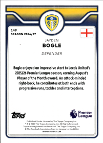 Jayden Bogle - Topps Flagship Premier League Base Set 2026-27, Nr. 149