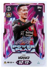 Lucas Vázquez - Topps Match Attax UEFA Club Competitions Power Play Signature Style 2026-27, Nr. 294