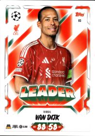Virgil van Dijk - Topps Match Attax UEFA Club Competitions Leader 2026-27, Nr. 83