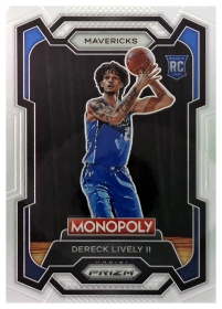 Dereck Lively II - Panini Prizm Monopoly Base Set 2023-24, Nr. 24 – Rookie Card