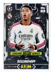 Jude Bellingham - Topps Match Attax UEFA Club Competitions Genuine Genius 2026-27, Nr. 474