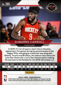 DeMarre Carroll - Panini Prizm Base Set 2020-21, Nr. 205