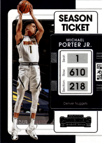 Michael Porter Jr. - Panini Contenders Season Ticket 2021-22, Nr. 48