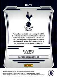 Harry Kane - Panini Chronicles Premier League Playoff 2022-23, Nr. 75