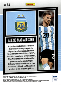 Alexis Mac Allister - Panini Score FIFA Base Set 2022-23, Nr. 94